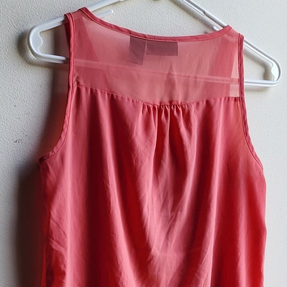 DKNY Jeans Petites Coral Tank Top Size Petite Small - Picture 9 of 12